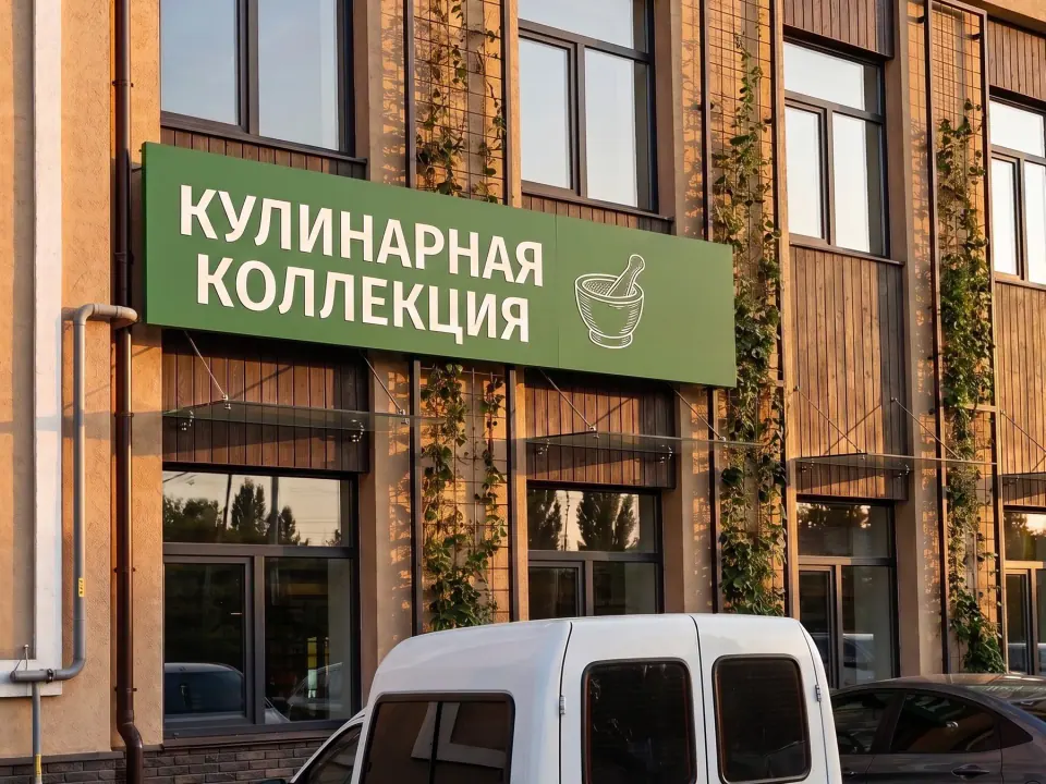 Фасадная вывеска «Кулинарная коллекция»